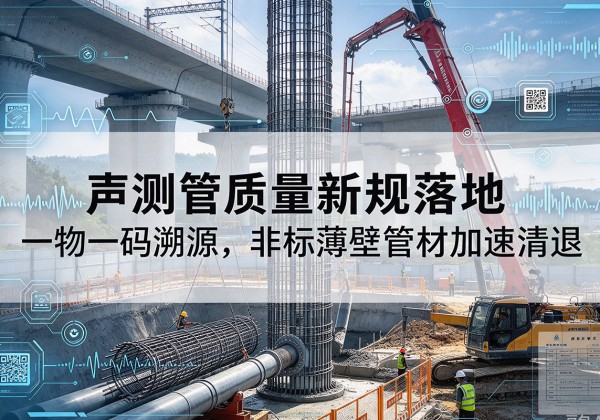 长岭声测管质量新规落地，一物一码溯源，非标薄壁管材加速清退